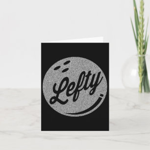 Left Handed Bowler Lefty Bowling Card
