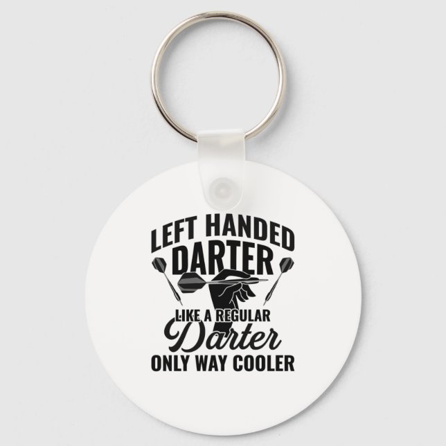 Left Handed Darter Key Ring (Front)