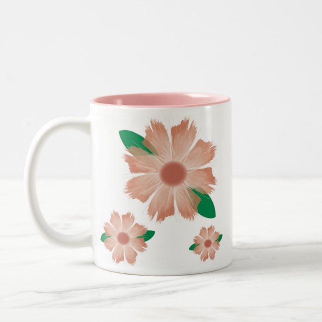 Left handed Flower Fades Scripture mug - multiple (Left)
