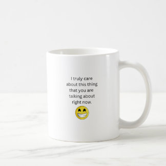 Left-handed funny mug | I care...I don't care