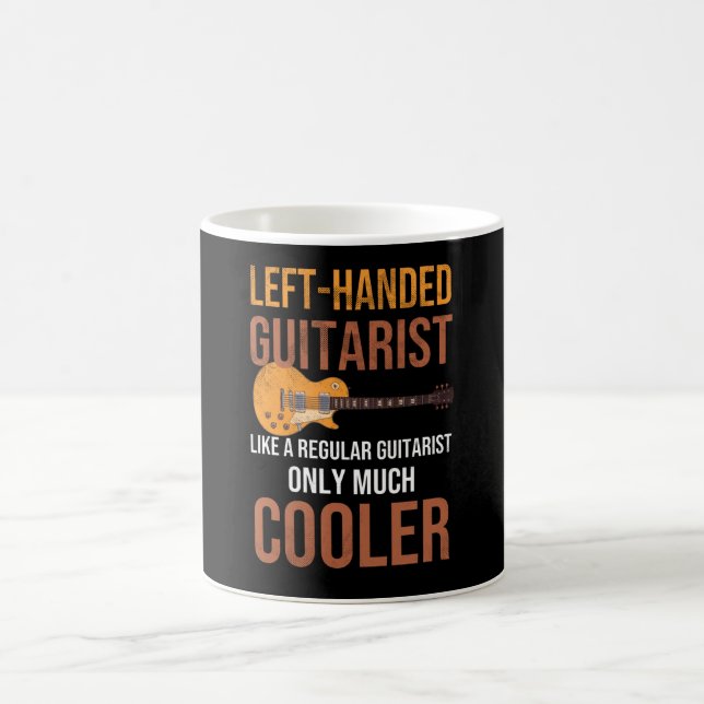 Left-Handed Guitarist Like A Regular Guitarist Coffee Mug (Center)