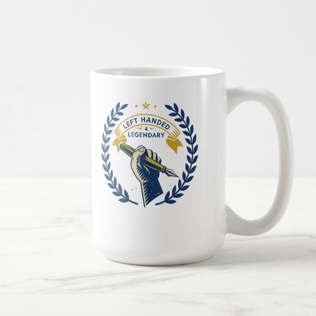 Left Handed & Legendary  Coffee Mug (Right)