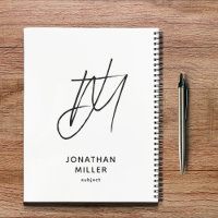Left-Handed Minimalist Monogram White