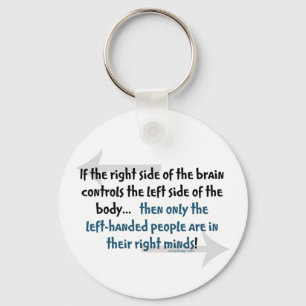 Left-handed people key ring