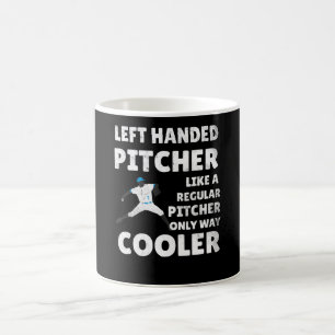 Left Handed Pitcher Gift Lefty Pitcher Baseball Coffee Mug