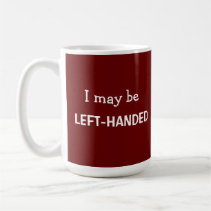 Left-Handed Red Mug