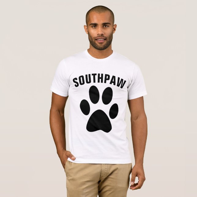 LEFT-HANDED T-Shirts, SOUTHPAW Tees (Front Full)