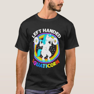 Left Handed Unicorn Daddy Funny Fitness Bodybuilde T-Shirt