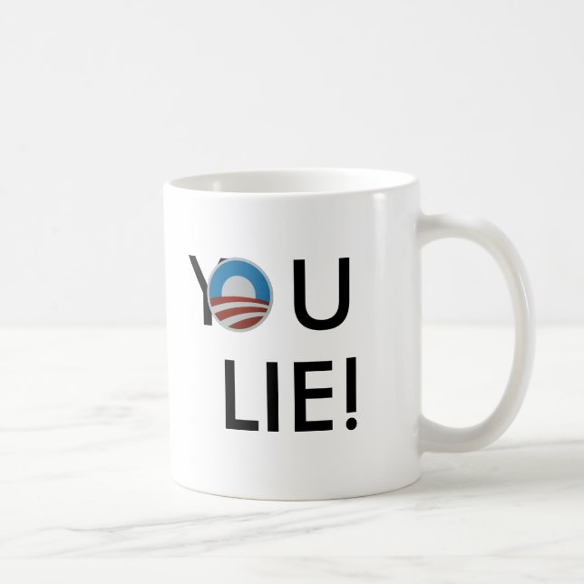 Left-handed You Lie! Mug (Right)