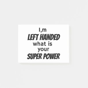 Left Hander's Post-it Notes