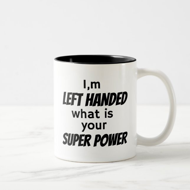 Left Hander's  Two-Tone Coffee Mug (Right)