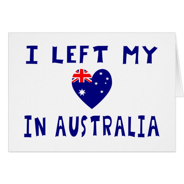 Left heart Australia (Front Horizontal)