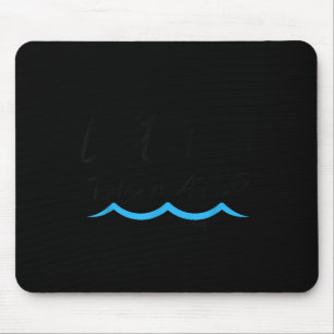 Left It In The Water Baptism Water Splash Black Le Mouse Pad