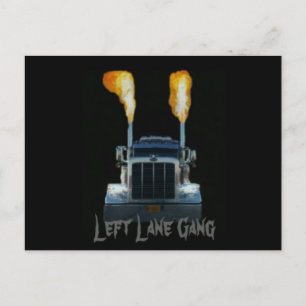 Left Lane Gang Postcard