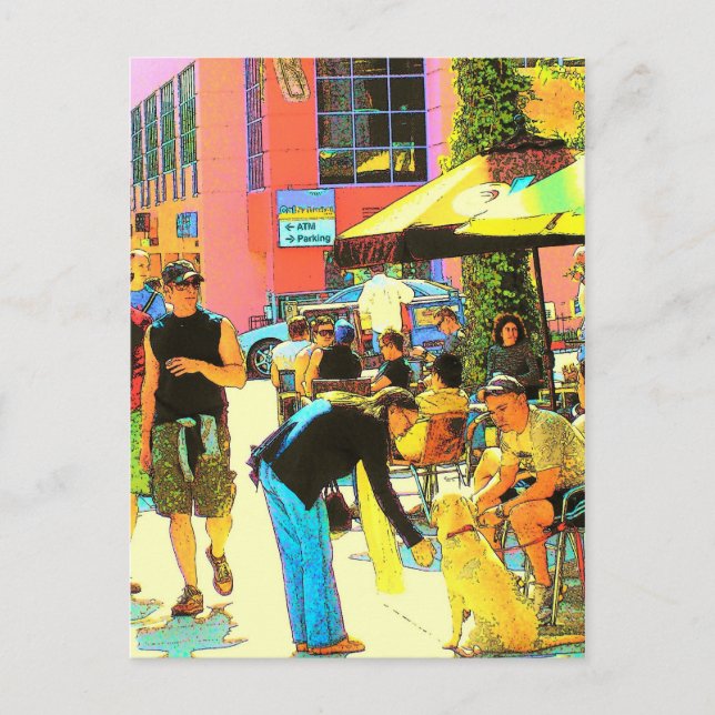 Left on Santa Monica - Postcard (Front)