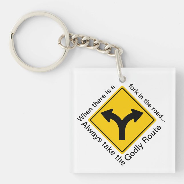 Left Or Right Key Ring (Front)
