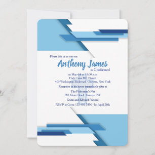 Left Right Blues Invitation