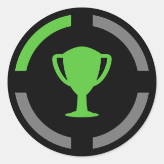 Left the Couch - Achievement Unlocked Classic Round Sticker