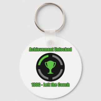 Left the Couch - Achievement Unlocked Key Ring
