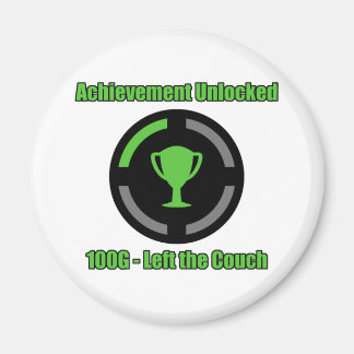 Left the Couch - Achievement Unlocked Magnet