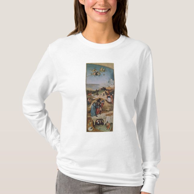 Left wing of the Triptych of the Temptation of T-Shirt (Front)