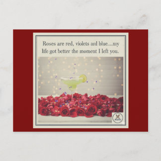 Left you holiday postcard