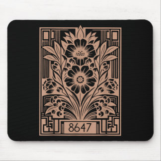 Leftist, 86 47 Anti Trump, Floral Feminist Mouse Pad