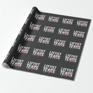 Leftist Tears Liberal Democrats Kamal Harris Wrapping Paper