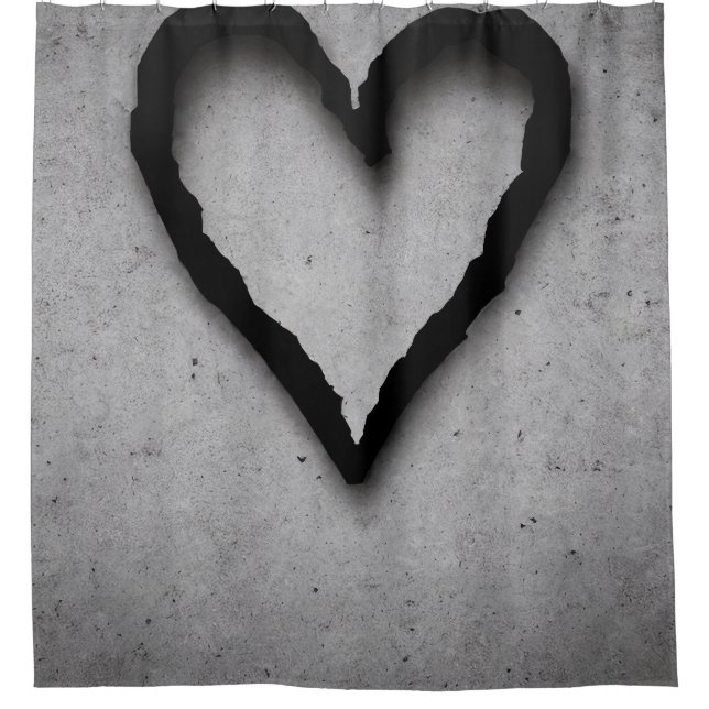 Leftover heart, No 01 Shower Curtain (Front)