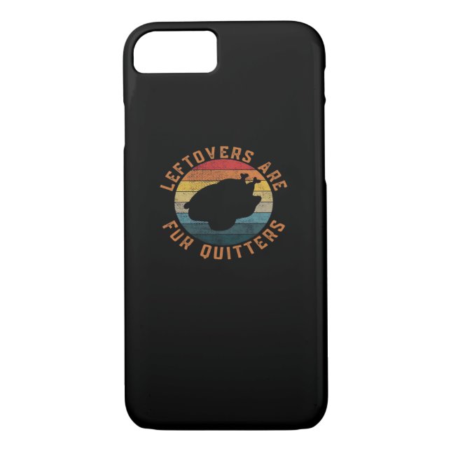 Leftovers Are For Quitters Classic Aesthetic Creat Case-Mate iPhone Case (Back)