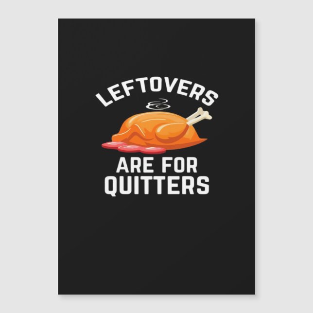 Leftovers Are For Quitters Essential Vintage Cool (Front)