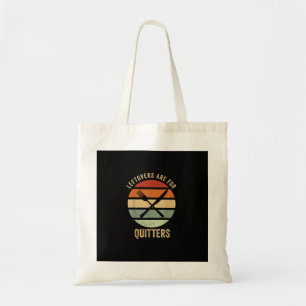 Leftovers Are For Quitters Funny Thanksgiving Retr Tote Bag
