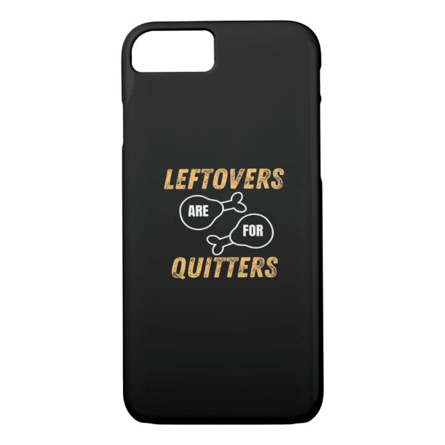 Leftovers Are For Quitters Retro Graphic Case-Mate iPhone Case (Back)