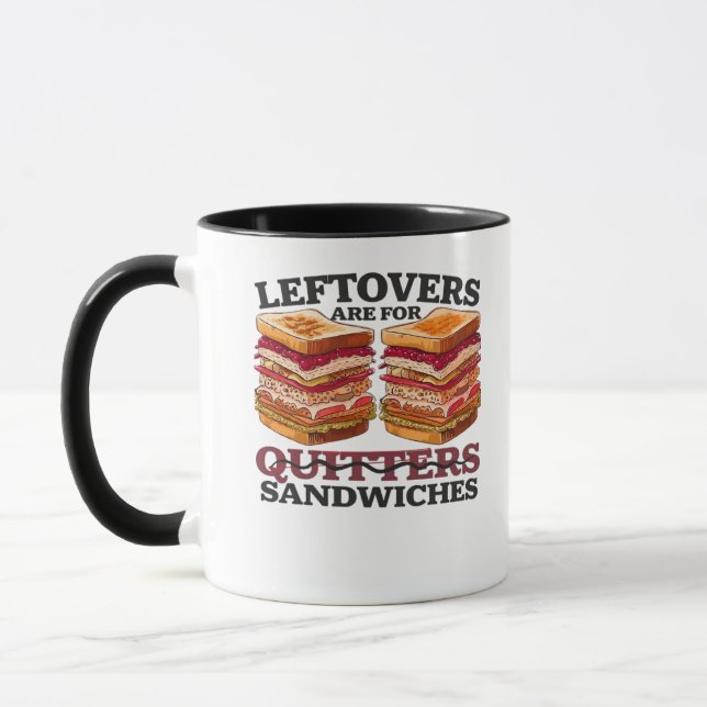Leftovers Are For Sandwiches Essential Mug (Left)
