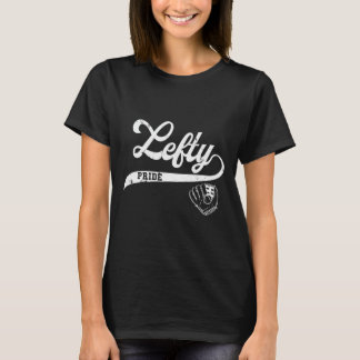 Lefty Left Handed Sell Softll Proud Woman Men Retr T-Shirt