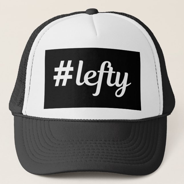 # Lefty Left Hander's Trucker Hat (Front)