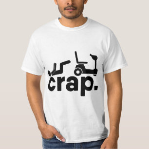 Leg Amputee Electric Wheelchair Fall Handicap Funn T-Shirt