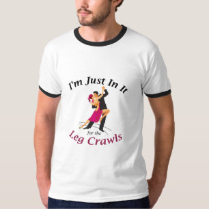 "leg Crawl" Men's Basic Ringer T-Shirt