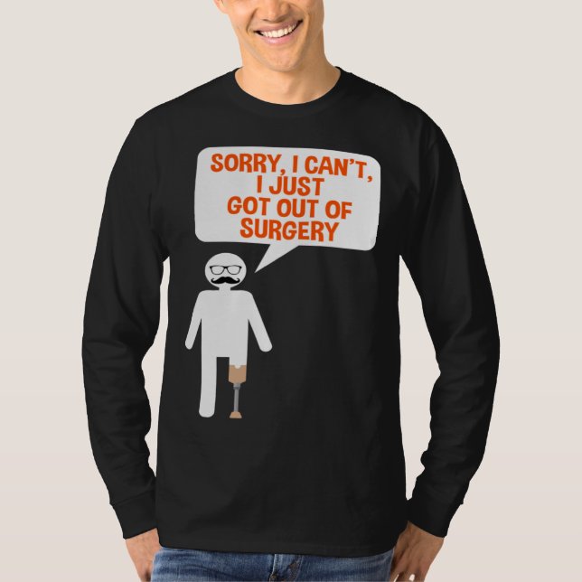 Leg Prosthesis Quote for Falke Limb and Artificial T-Shirt (Front)