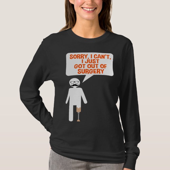 Leg Prosthesis Quote for Falke Limb and Artificial T-Shirt (Front)