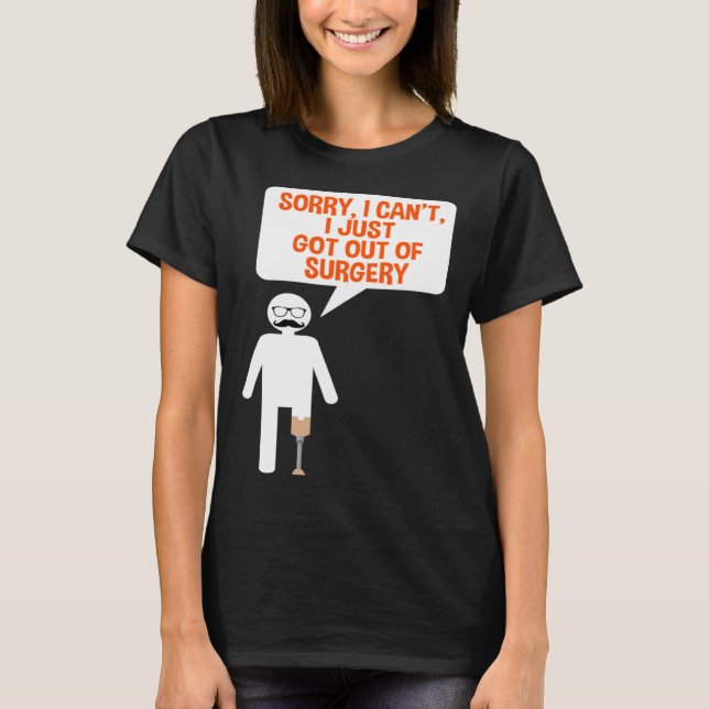 Leg Prosthesis Quote for Falke Limb and Artificial T-Shirt (Front)