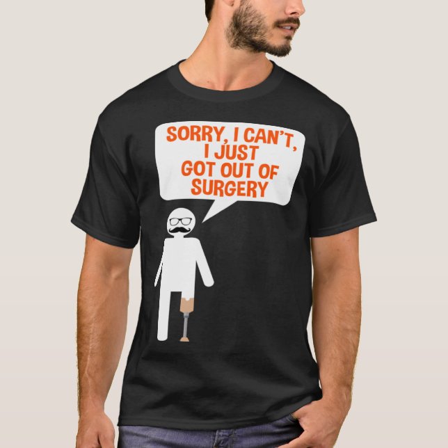 Leg Prosthesis Quote for Falke Limb and Artificial T-Shirt (Front)