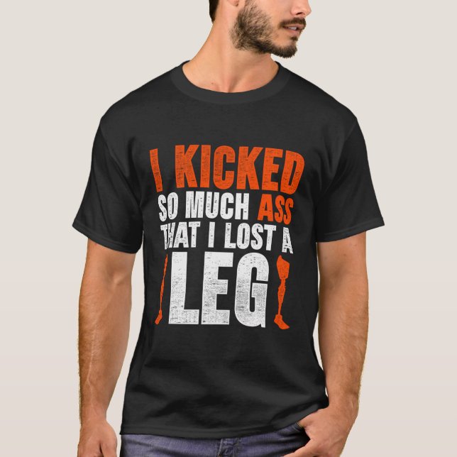 Leg Prosthetic T-Shirt (Front)