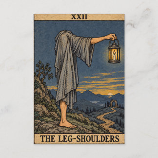 Leg-Shoulders Tarot Card
