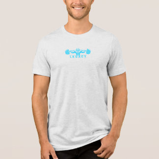 Legacy Minimalist Gym Design – Neon Green Fitness Tri-Blend Shirt