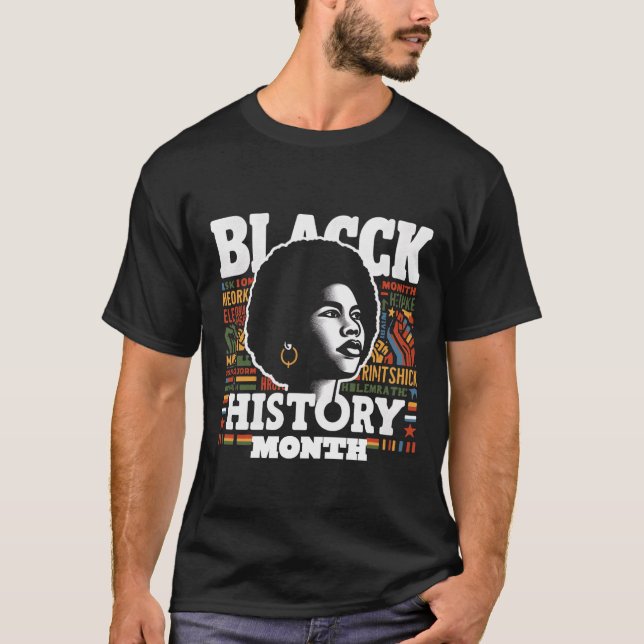 Legacy of Strength: Commemorative Black History Mo T-Shirt (Front)