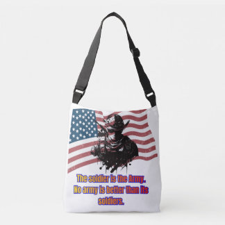 Legacy of the brave crossbody bag
