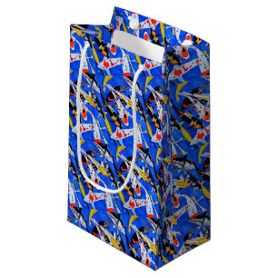 Legacy of the Japanese Koi Painting by Alfred Fox Small Gift Bag