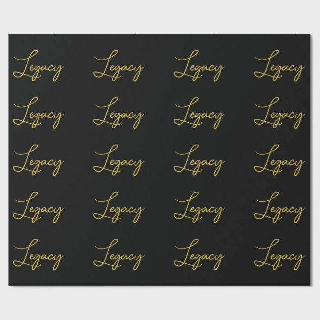 Legacy Wrapping Paper  (Flat)