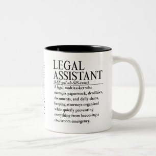 Legal Assistant Two-Tone Coffee Mug